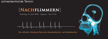 Nachflimmern After-Hour Werbeplakat