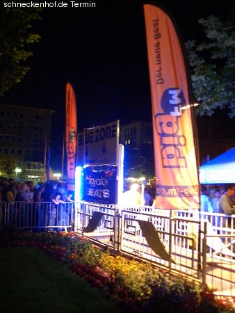 bigFM Blue Zone Werbeplakat