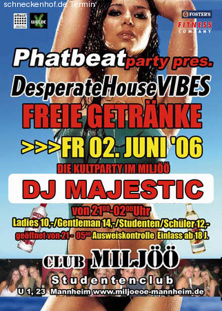 Desperate House Vibes Werbeplakat