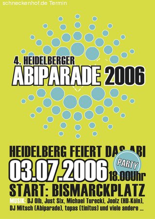 Abiparade 2006 Werbeplakat