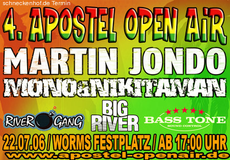 4.Apostel Openair - Reggae - Werbeplakat