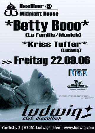 Midnight House - Betty Booo Werbeplakat