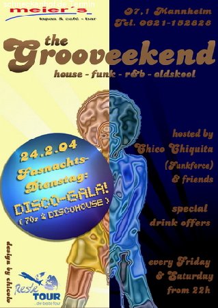 The Grooveekend Werbeplakat