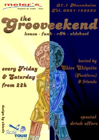 The Grooveekend Werbeplakat