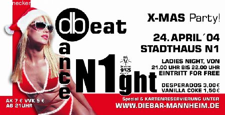 Dance&Beat N1ght-X-MAS Special Werbeplakat
