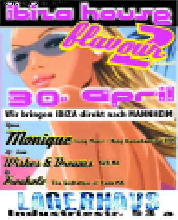 Ibiza House Flavour 2 Werbeplakat