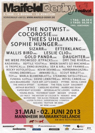 Maifeld Derby Werbeplakat