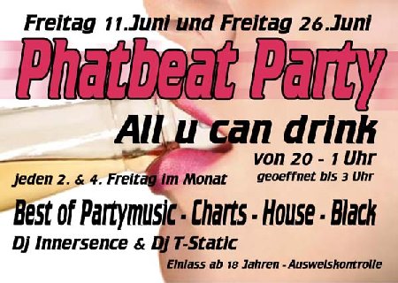 Phatbeat Party Werbeplakat