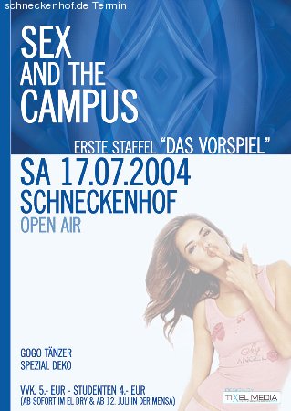 Sex and the Campus Werbeplakat